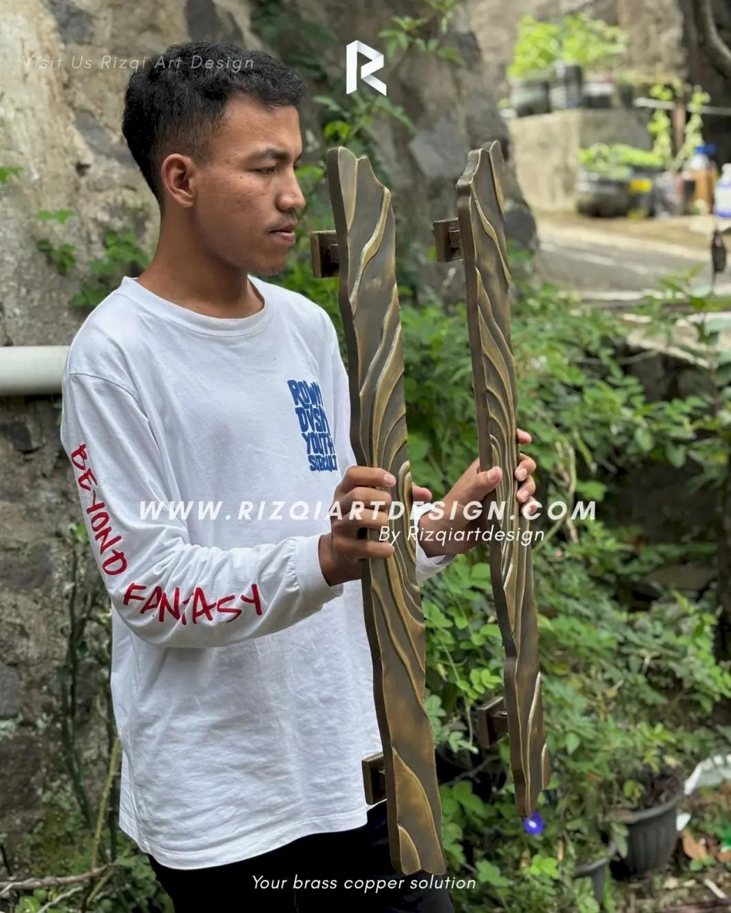 Handle Pintu Kuningan Villa Dan Hotel By Rizqiartdesign