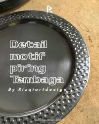 Jual piring dengan bahan tembaga yang mewah