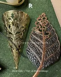 Lampu dinding hotel Villa tembaga kuningan