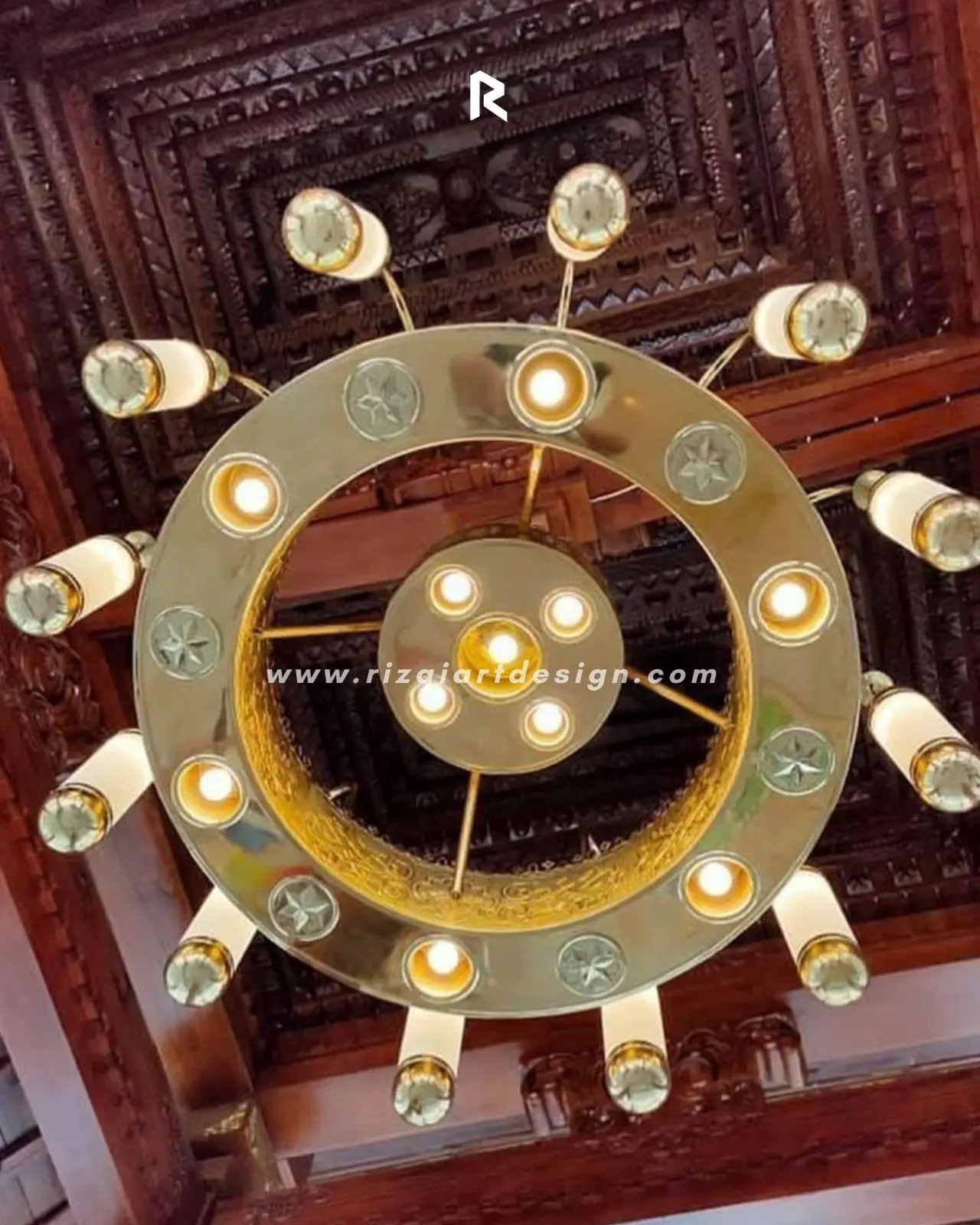 Lampu masjid nabawi konsep nabawi makkah