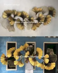 Artwork kuningan tangkai daun by Rizqiartdesign 