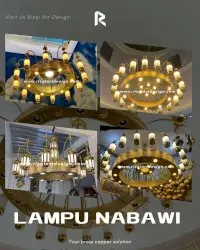 Lampu Gantung Masjid Model Nabawi Banyak Pilihan