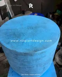 Meja Tembaga Texture Babar By Rizqiartdesign 